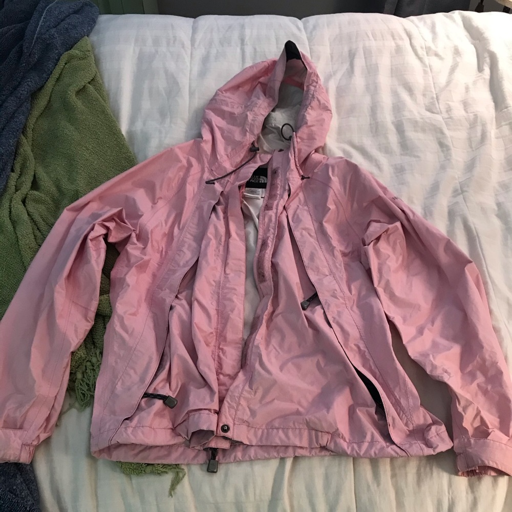 north face rain coat